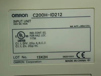USED OMRON C200HID212