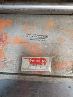 Used SUBURBAN TOOL SP 812 Misc Industrial Equipment Kentucky US | Aucto #686680