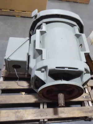 Rebuilt 125 HP 1780 RPM GE Vertical Motor Frame L444HP16 460V 5K444DT211