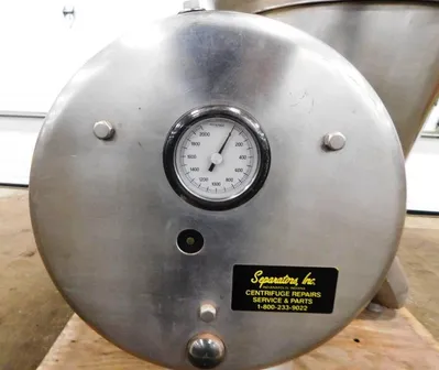 Alfa-Laval MRPX 409 SGV-34 clarifier centrifuge, 316SS.
