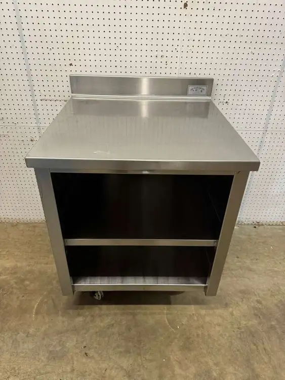 Used Pro Stainless Inc Used 29"x 29" Stainless Steel Cabinet Stand Food Prep Tables Illinois US | Falcon Restaurant Supply #1374394