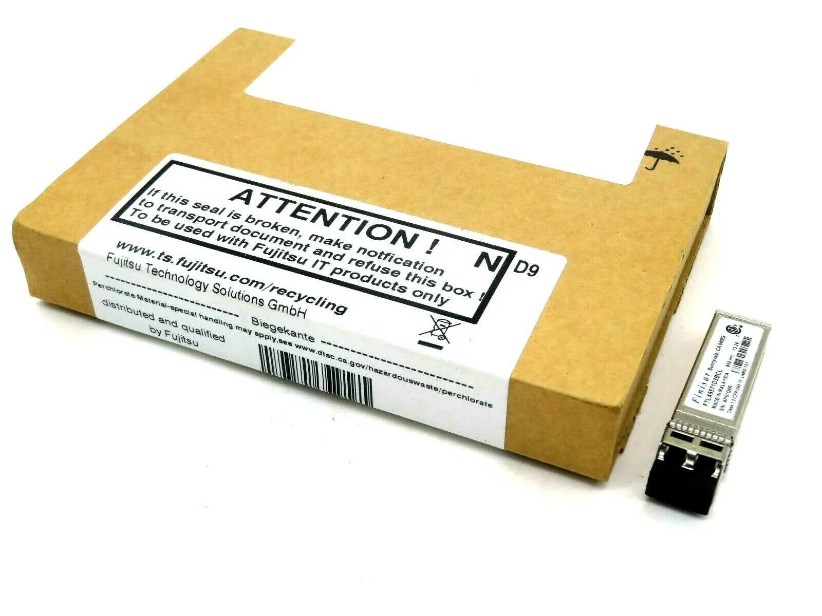 NEW FUJITSU S26361-F3986-L3 SFP MODULE MULTI MODE FIBER FTLX8571D3 S26361F3986L3