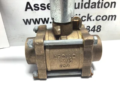Apollo 82LF-207-04 1-1/2″ Bronze Threaded Ball Valve 600 CWP