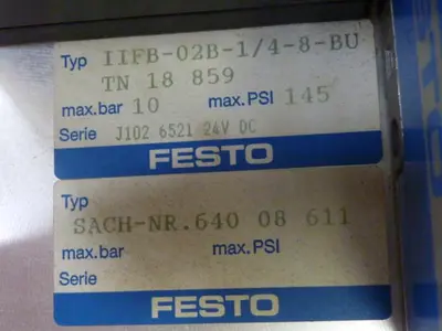USED FESTO IFB8-02