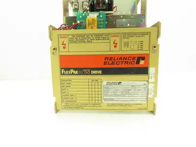 Reliance Electric 14C109U FlexPak Plus VS Drive 5Hp 230VAC Input 180VDC Out
