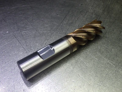 IMCO POW-R-FEED 3/4" 6 Flute Carbide Endmill 3/4" Shank .060"R 9176045 (LOC1228D)