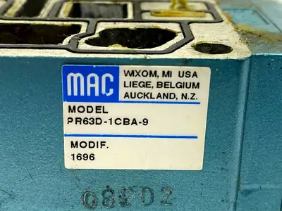 MPP63A-0151 | Mac Valves  Multi-Pressure Pak w/ PR63D-1CBA-9 Valve Manifold - Used