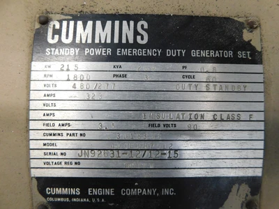 Used _UNKNOWN_ _UNKNOWN_ Generators Ohio US | Equipment Recovery Corp. #1330742