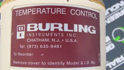 Burling Instruments Inc. B-2X Temperature Switch 4-1/8" 600°F Used