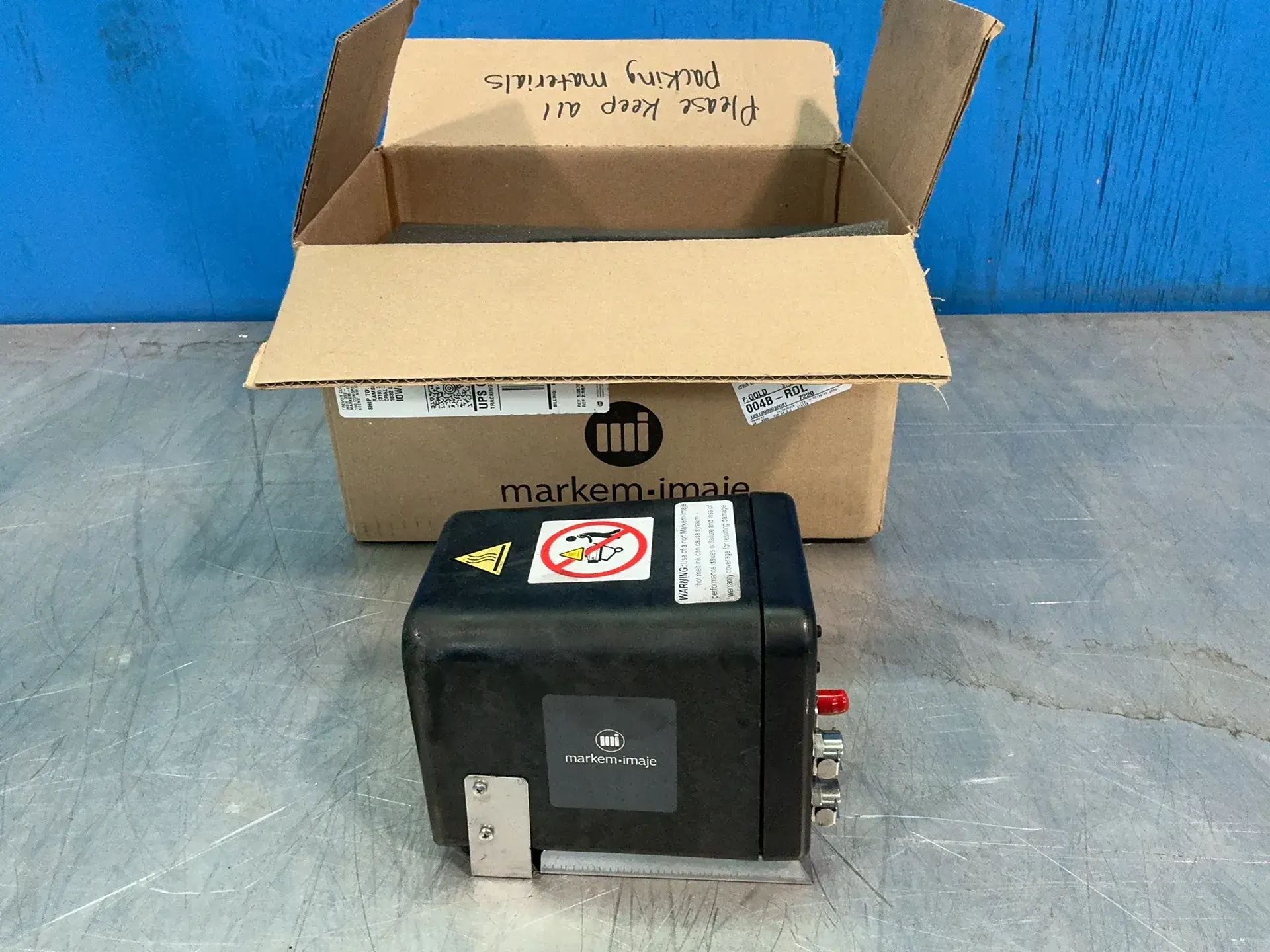 Used MARKEM IMAJE ENR0829033 Ink Jet Coders & Printers Ohio US | HGR 24 #1286772