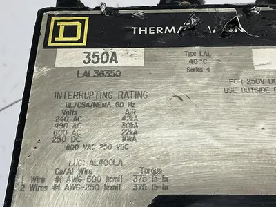 USED SQUARE D LAL36350