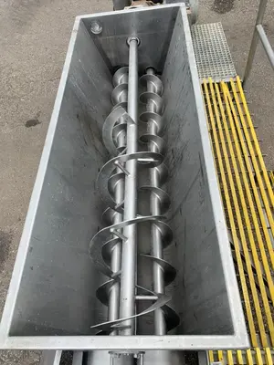 Apv 10" 10" Apv Discharge Screw Conveyor, S/s, 20 Hp