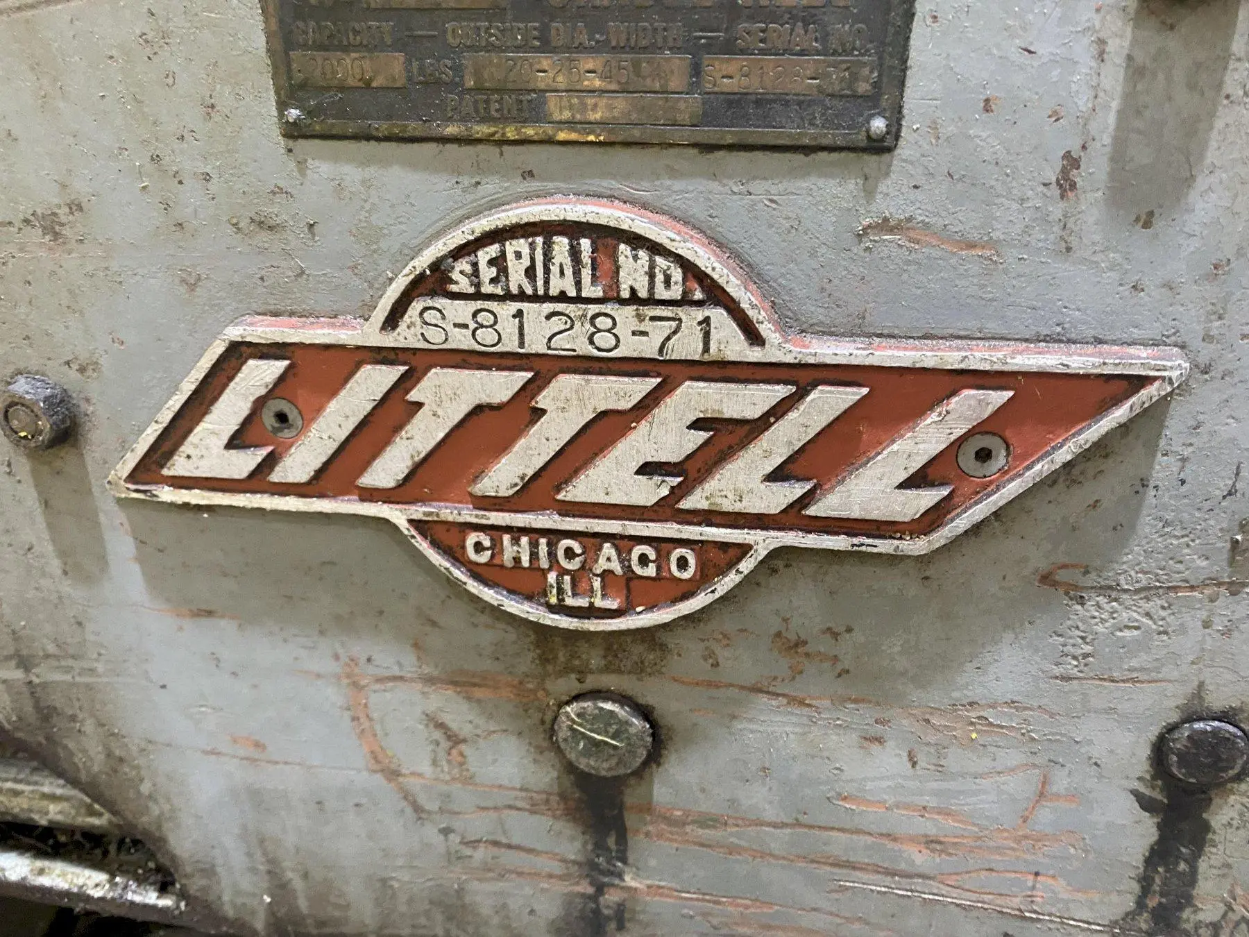 2000 LB X 20" LITTELL MODEL #CC20-20 MOTORIZED COIL CRADLE: STOCK #19913