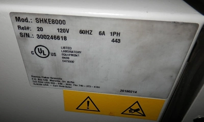 Used THERMO _UNKNOWN_ Incubator Shakers California US | Biotech Equipment Sales #1464498