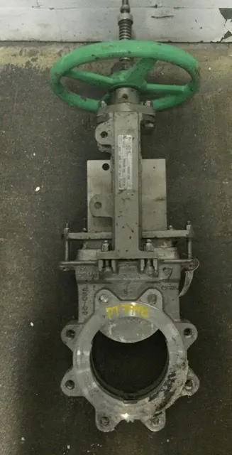 Rovalve  6"-150 knife gate valve, hand wheel operated