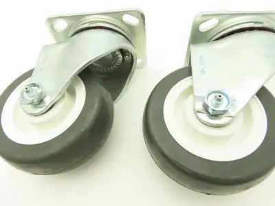 Payson 200/5 Swivel Caster W/5" Poly Wheel Greaseable Bearings Lot of 2