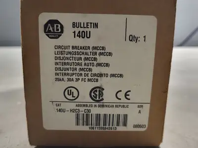 New | in-Stock ALLEN-BRADLEY 140U-H2C3-C30 Switchgears British Columbia CA | Lenmark #240226