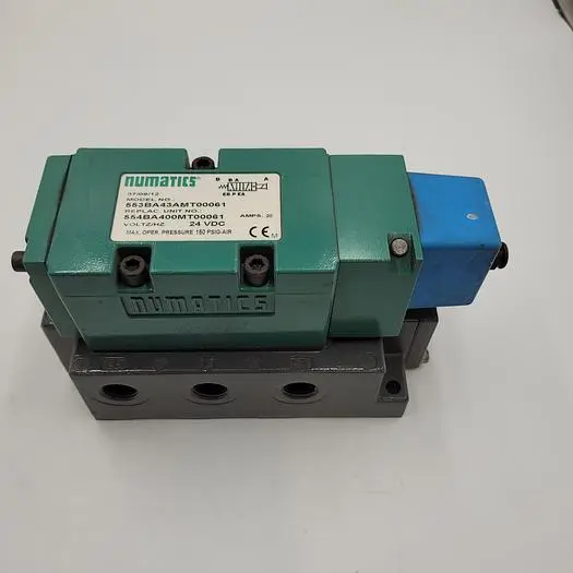 Used NUMATICS NUMATICS 553BA43AMT00061 24 VDC Parts (Hydraulics and Pneumatics) | ND Industrial Surplus #1219177