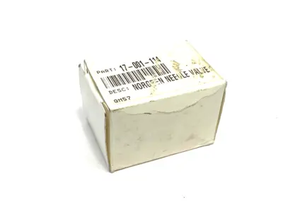 USED NORGREN BRASS NEEDLE VALVE
