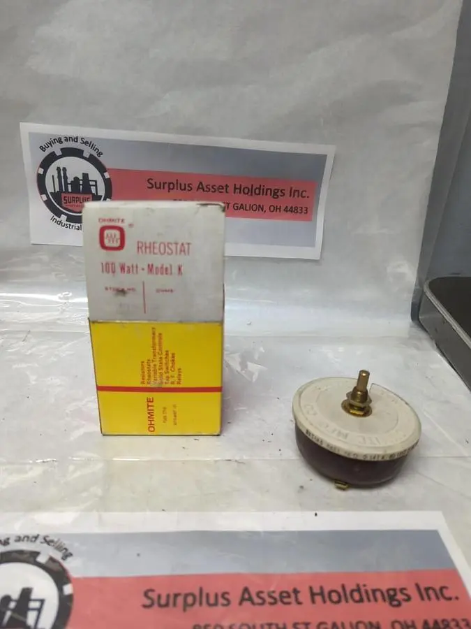 New | in-Stock OHMITE RKS5K0 Miscellaneous Equipment (Electrical & Power) Ohio US | Surplus Asset Holdings #1238883