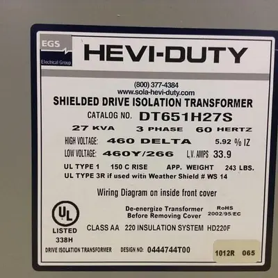 USED EGS DT651H27S