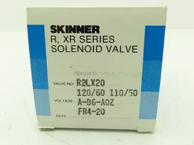 Honeywell Skinner R2LX20 Brass Solenoid Valve 2-Way 120V 200 PSI 1/4" NPT Oxygen