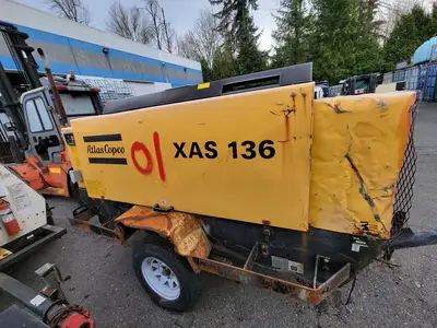 Used 2006 ATLAS COPCO XAS136DD AS F AC LEG Air Compressors (Misc) British Columbia CA | Lenmark #270944