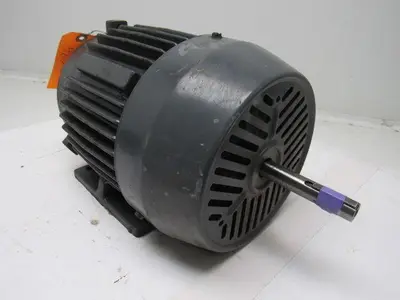 Horwath 2Hp Double Shaft Electric Motor 3Ph 230/460V 145TZ Frame 1800 RPM
