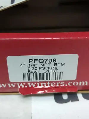 New | in-Stock WINTERS PFQ709 Universal Pressure Meters Ohio US | Surplus Asset Holdings #1238153