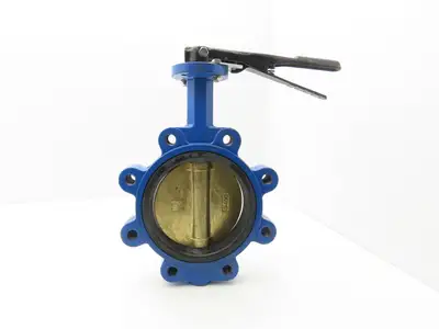 C&C Industries B148-GRC Butterfly Valve 6" Stainless Disc 200 PSI A536 DN150