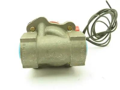 Lancer 4LB2L290CS 2-Way Skinner Solenoid Valve 3/8" NPT N.C. 0-100psi 120v SS