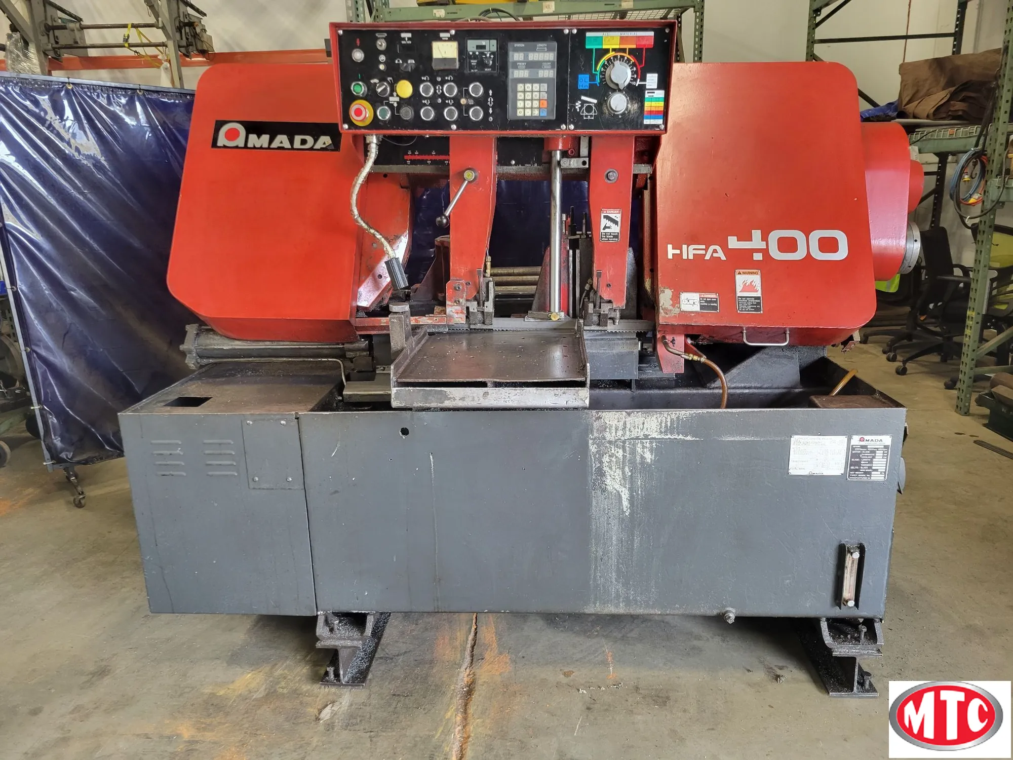 1998 AMADA HFA 400-W, Automatic, Programmable, bandsaw