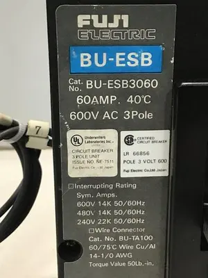 USED FUJI ELECTRIC BU-ESB3060