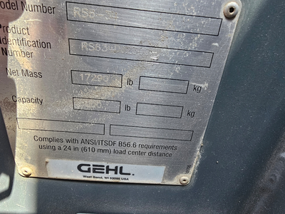 Used 2017 GEHL RS6-34 Telehandlers Oklahoma US | OT Truck & Tractor Sales #1383879
