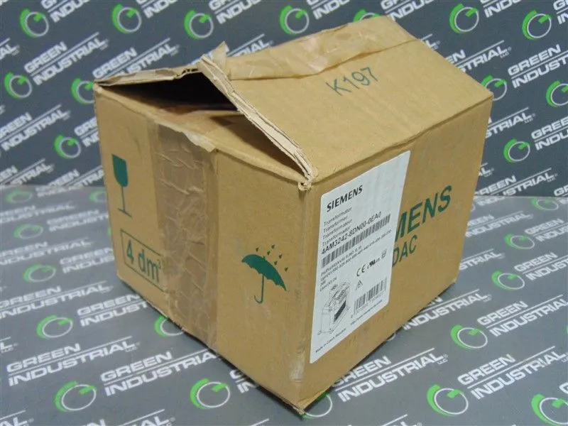 Siemens 4AM3242-8DN00-0EA0 Single Phase Control Transformer 0.063 kVA New NIB