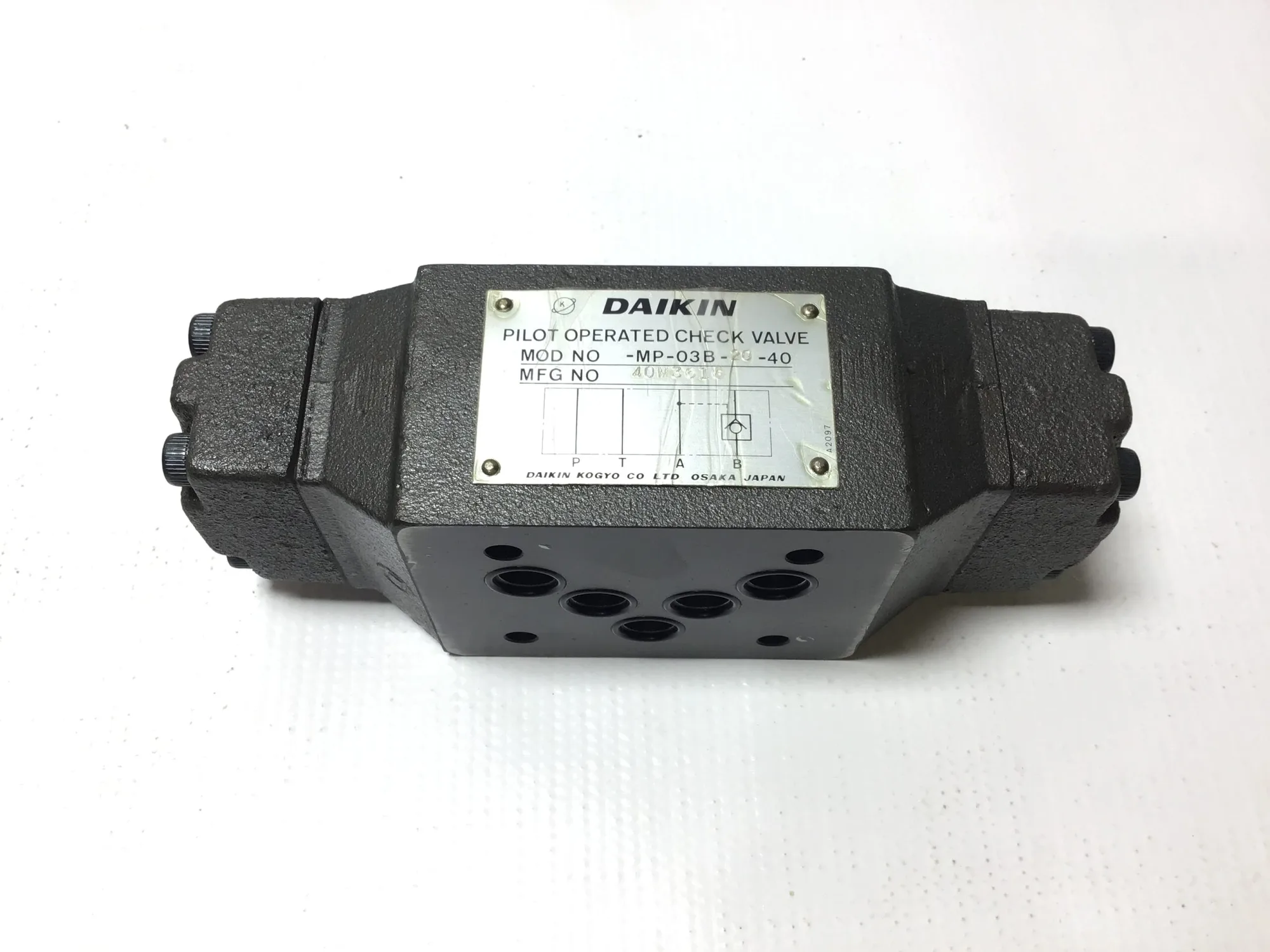 Daikin MP-03B-20-40 – 40M3616 Pilot Operated Check Valve