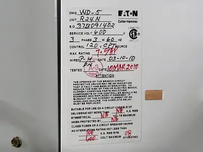 USED EATON CUTLER-HAMMER SVX005A1-5A4N1