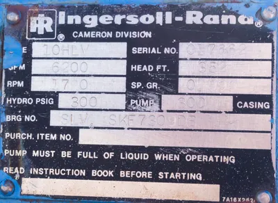 USED INGERSOL RAND 10HLV