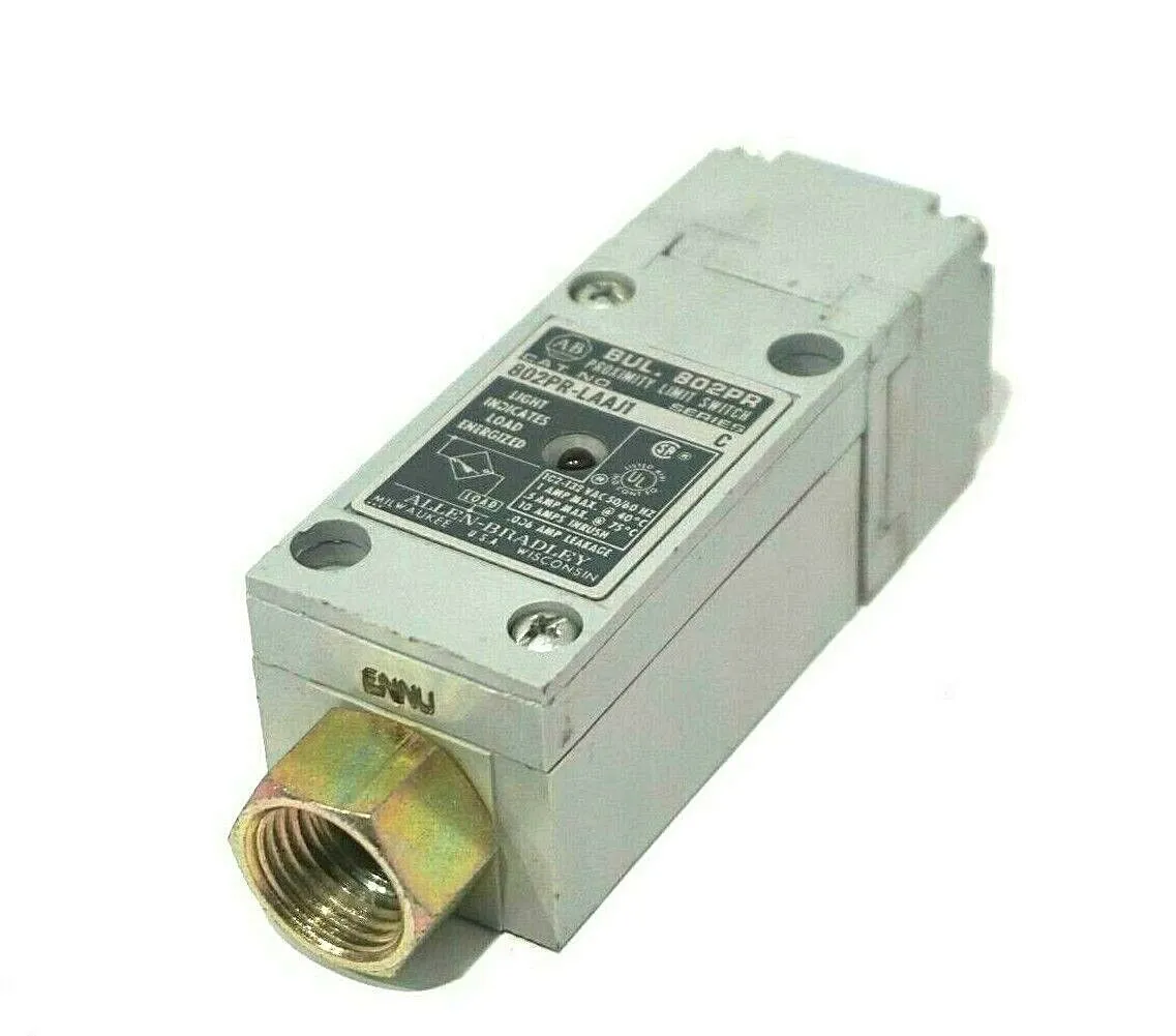 USED ALLEN BRADLEY 802PR-LAAJ1 PROXIMITY LIMIT SWITCH SER.C 802PRLAAJ1