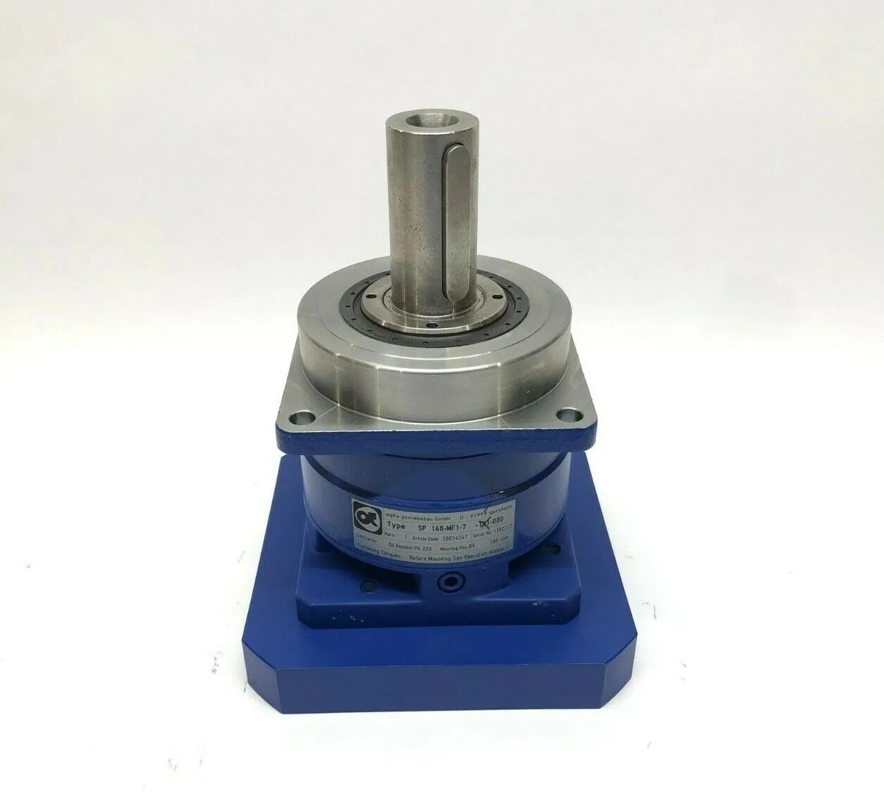 USED ALPHA PANETARY GEAR BOX MOTOR SPEED REDUCER