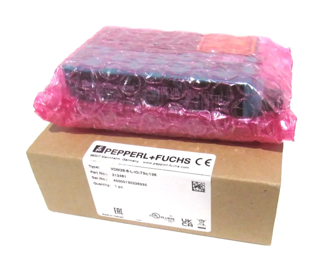 NEW PEPPERL+FUCHS VDM28-8-L-IO/73C/136 DISTANCE SENSOR 212481 VDM288LIO73C1