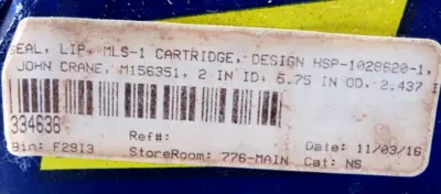 NEW JOHN CRANE M156351 SEAL ASSEMBLY CARTRIDGE 2.000IN