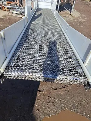Conveyor, 21" X 13'4", Stainless Steel, Dewatering, Cooling #C745392