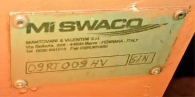 Swaco CD 518 HV oilfield decanter centrifuge skid, Duplex SS.