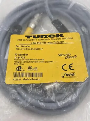 New | in-Stock TURCK TURCK RK 4.4T-4-RS 4.4T/CS12047 Sensors | ND Industrial Surplus #1214173
