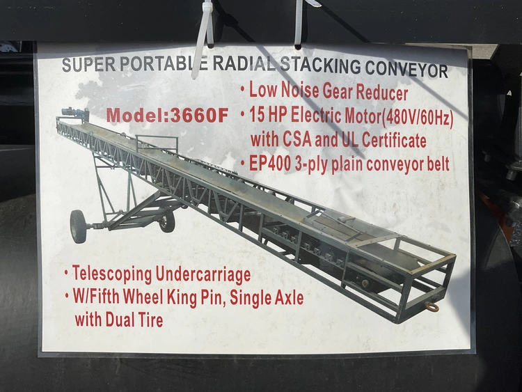 Used JCT MODEL 3660F Portable Conveyors Michigan US | Miedema Asset Management Group #1296341