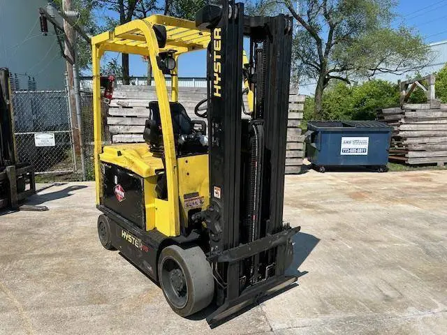 Used HYSTER E65XN-40 4-Wheel Sit down Electric Counterbalance Forklifts Illinois US | Somerset Equipment Sales #1546237
