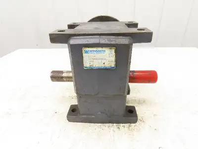 Winsmith 237MWU Worm Gearbox 20:1 Reducer 1.6Hp 90 RPM Dual Shaft 140TC