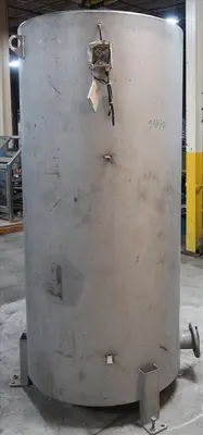 SPC8684  Tank 350 gallon vertical tank, Stainless Steel, flat