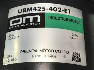 USED ORIENTAL MOTOR UBM425-402-E1